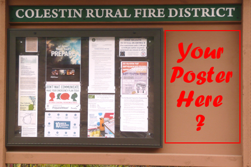 South Colestin valley Kiosk poster space: Your Poster Here?
